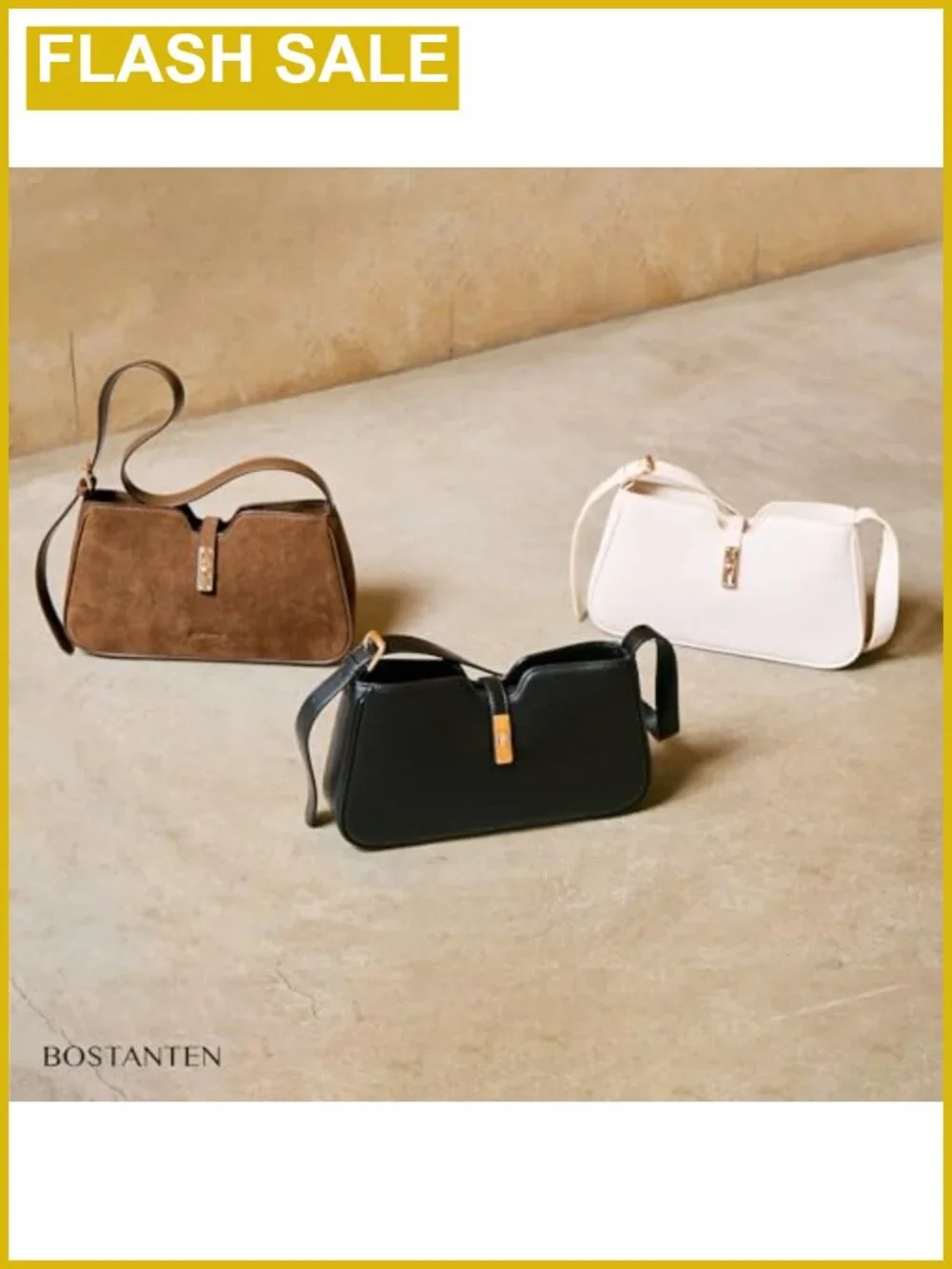 Faux Leather Hobo Shoulder Bag with Adjustable Strap for Women